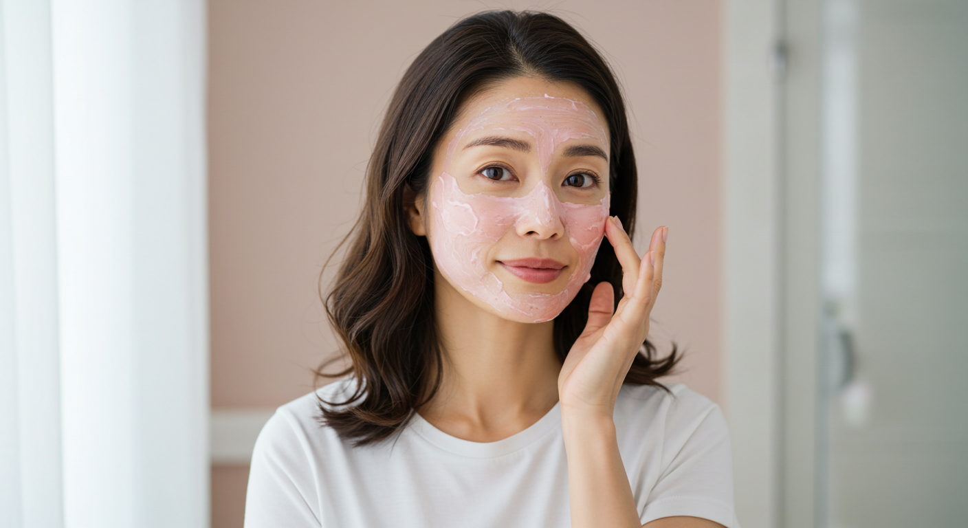 30代女性のスキンケアイメージ